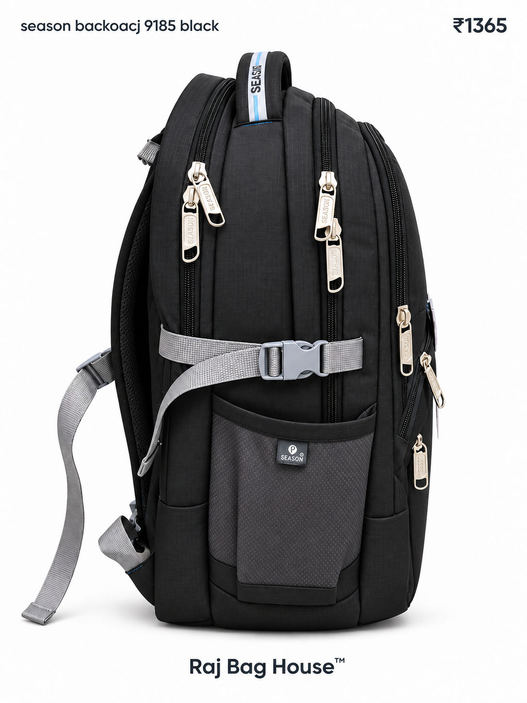 Season Backpack 9185 – Black 2