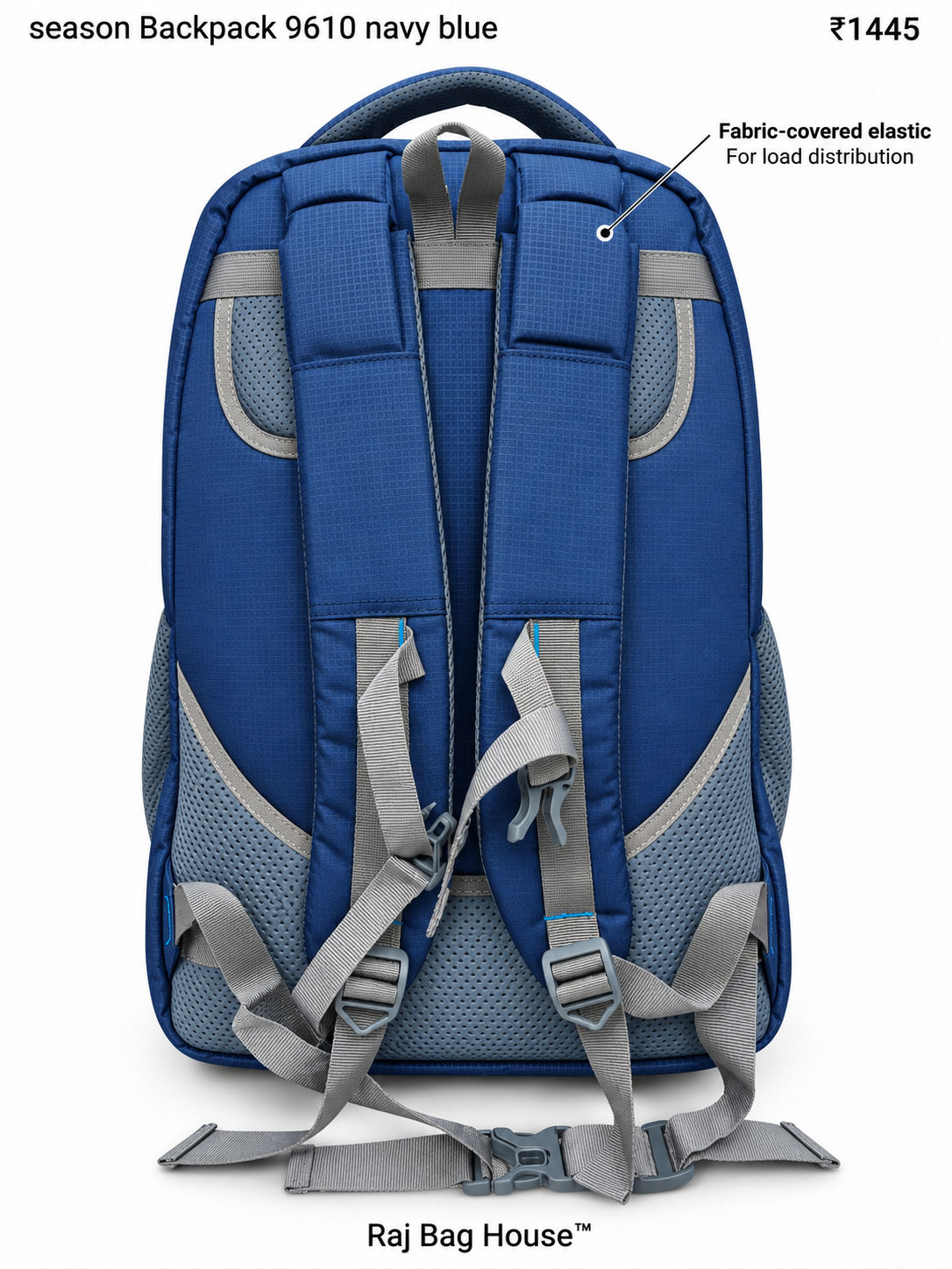 Season Backpack 9610 – Navy Blue 3