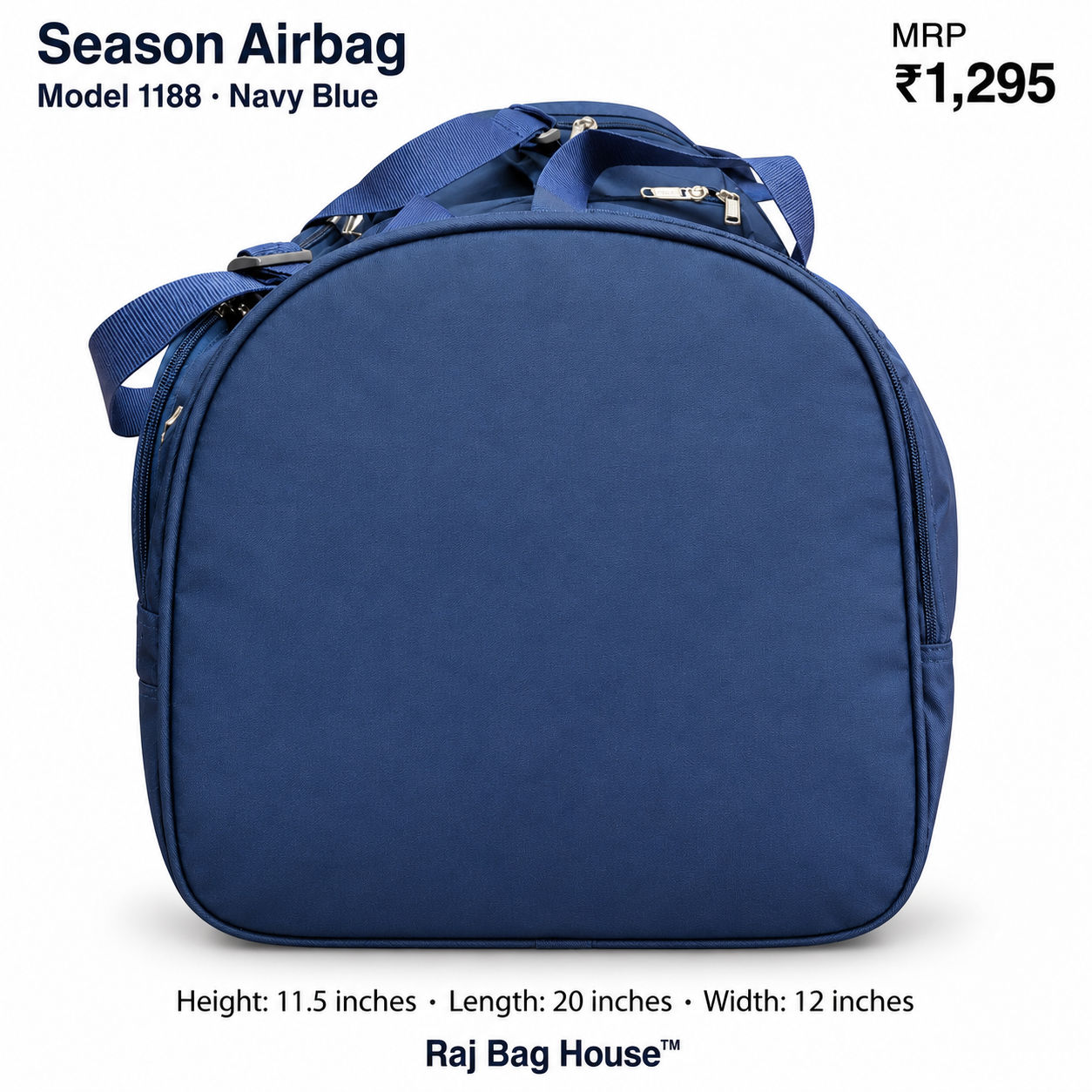 Season Travel Duffle 1188 – Navy Blue 2