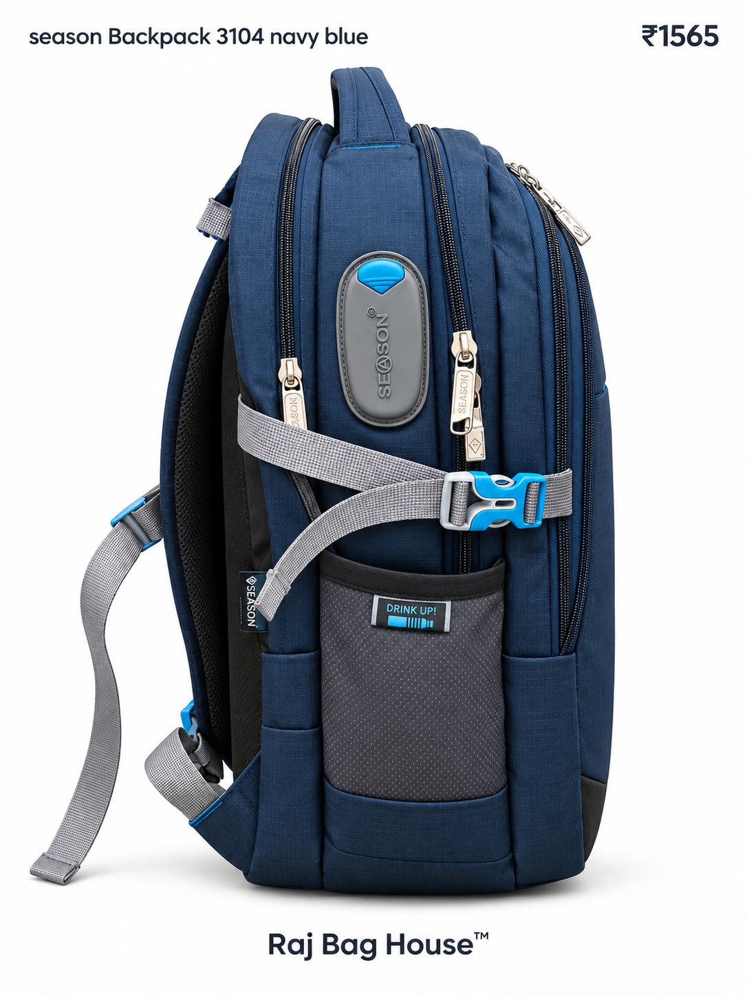 Season Backpack 3104 – Navy Blue 2
