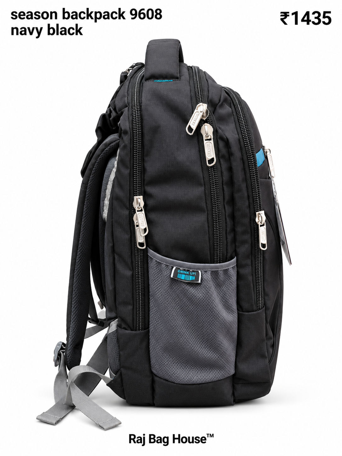 Season Backpack 9608 – Black 2