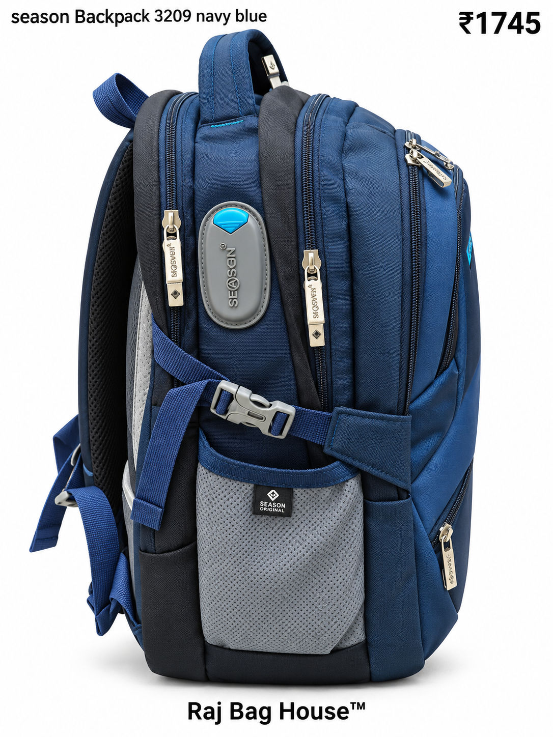 Season Backpack 3209 – Navy Blue 2