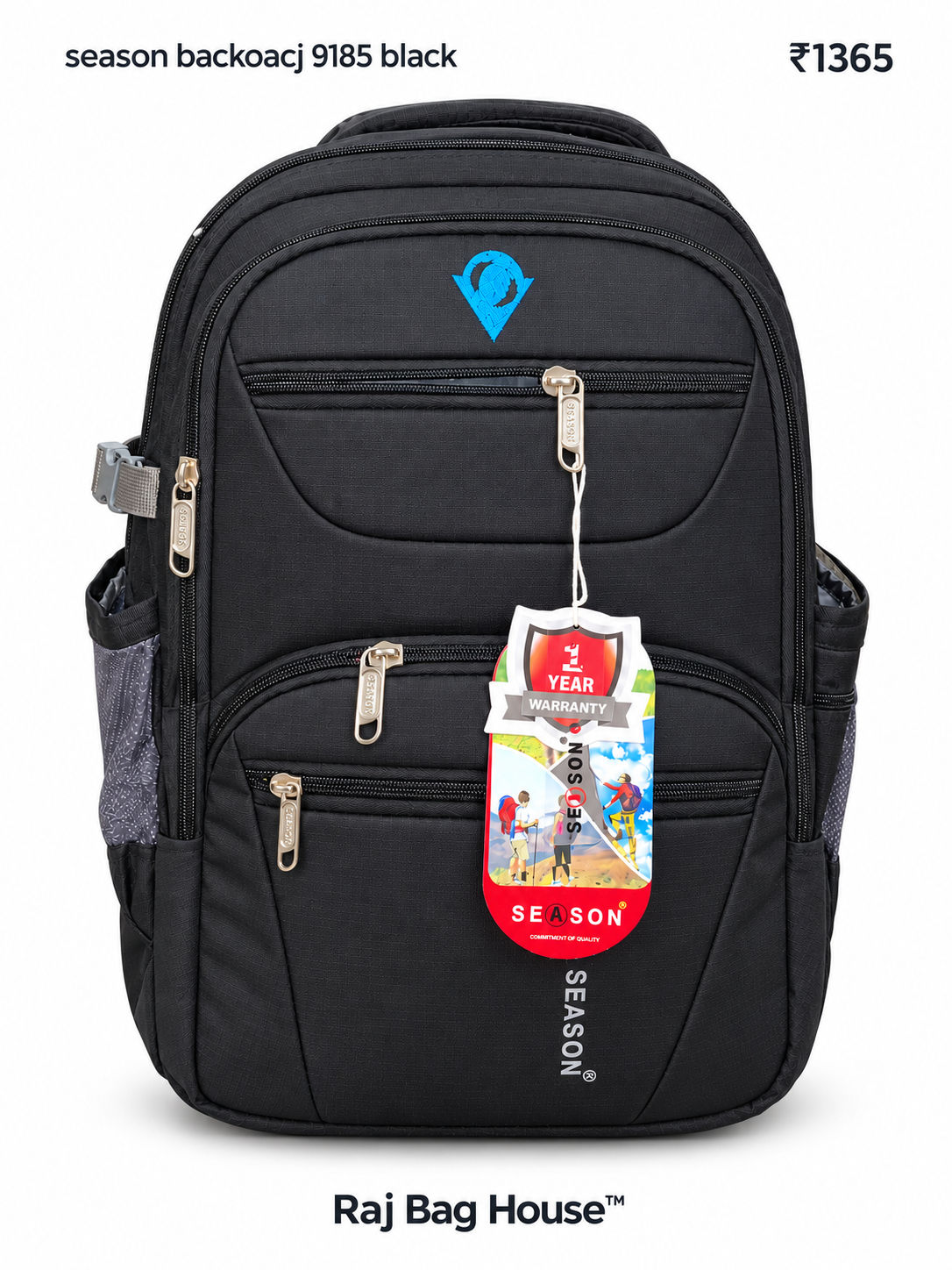 Season Backpack 9185 – Black 3