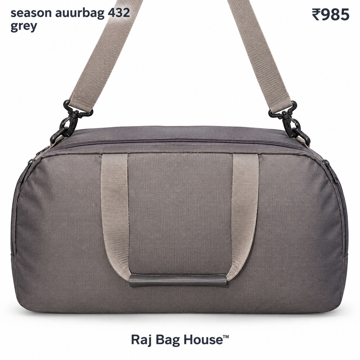 Season Travel Duffle 432 – Grey 3