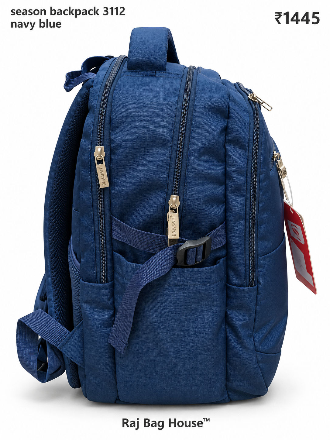 Season Backpack 3112 – Navy Blue 2
