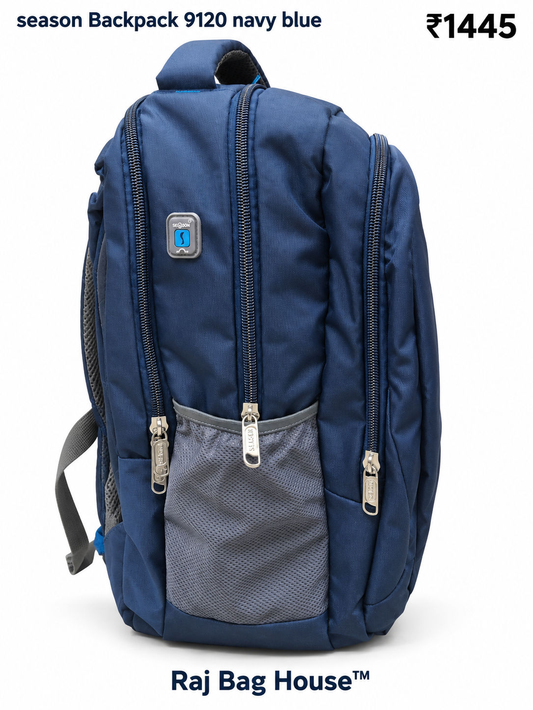 Season Backpack 9120 – Navy Blue 5
