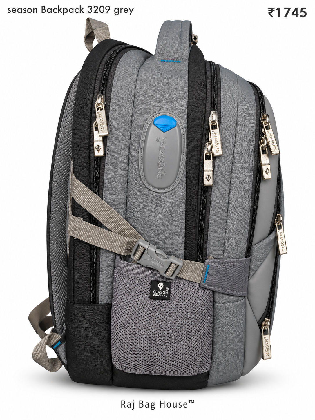 Season Backpack 3209 – Grey 2
