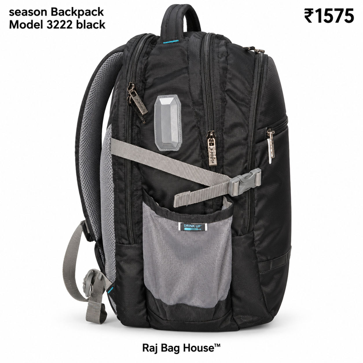 Season Backpack 3222 – Black 2