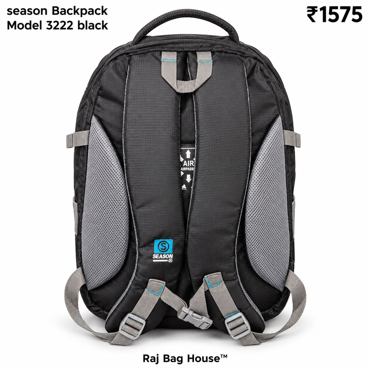 Season Backpack 3222 – Black 3