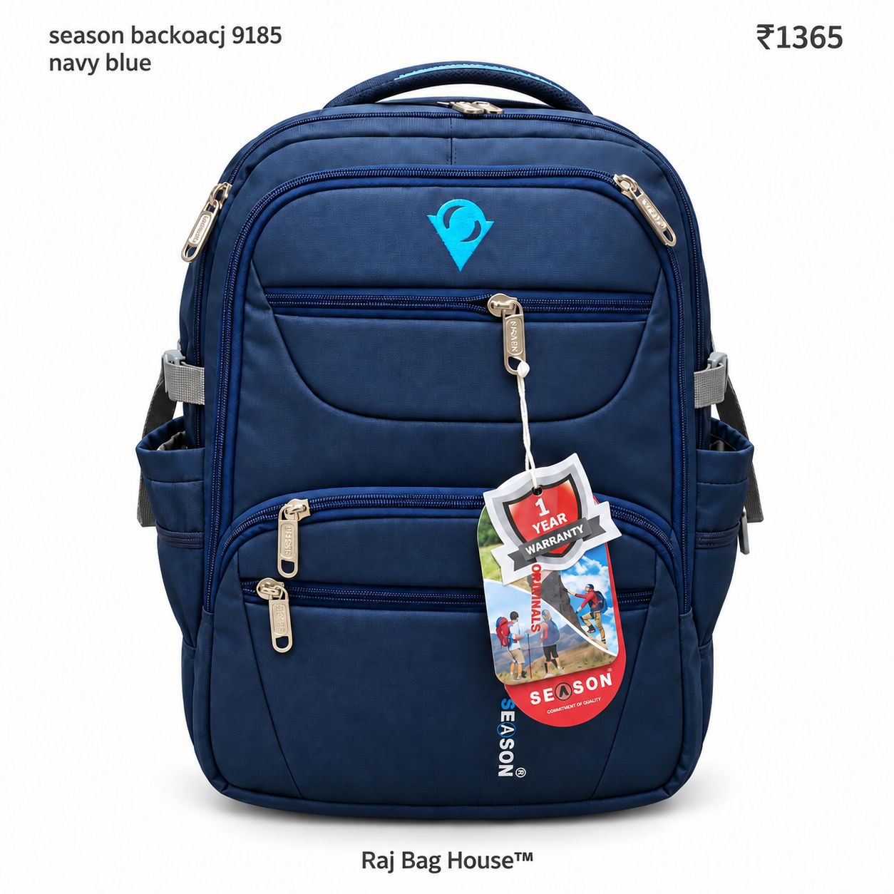 Season Backpack 9185 – Navy Blue 4