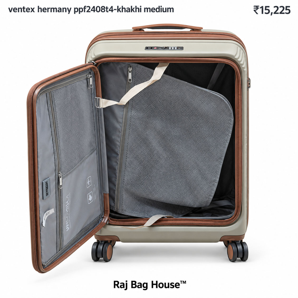 Ventex Germany Medium Trolley PPF2408T4 – Khakhi 4