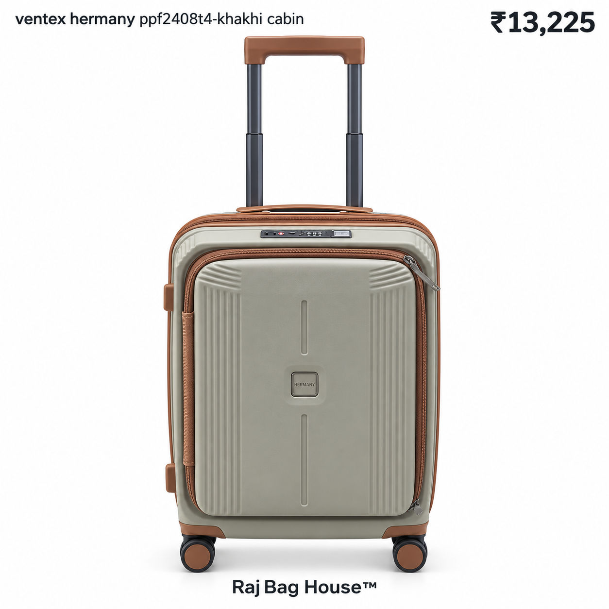 Ventex Germany Cabin Trolley PPF2408T4 – Khakhi 8