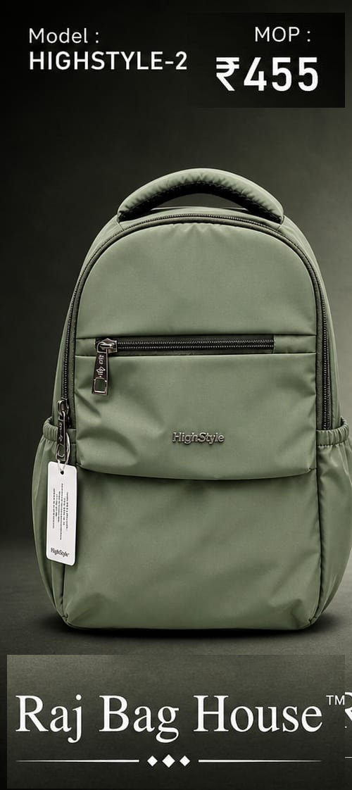 HighStyle Backpack 26-BP-012 - Light Green