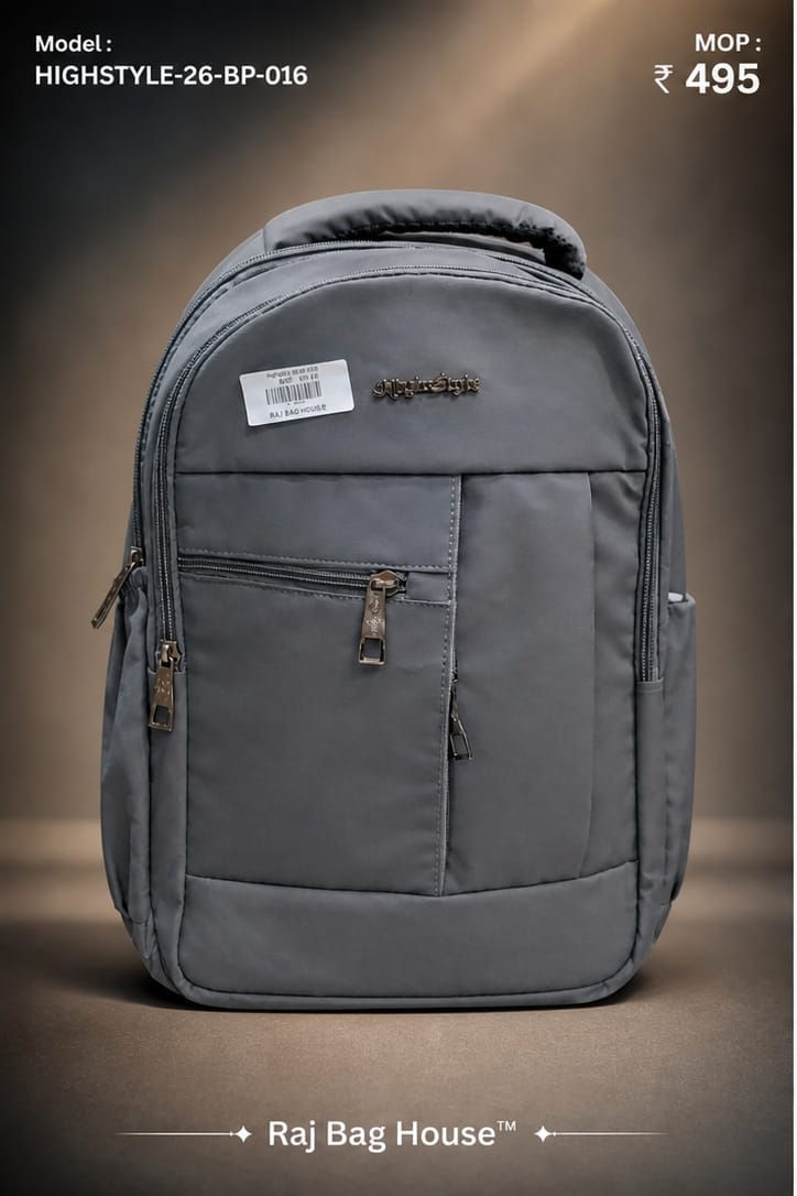 HighStyle Backpack 26-BP-016 - Grey