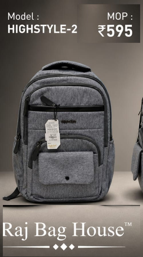 HighStyle Backpack 26-BP-023 - Grey