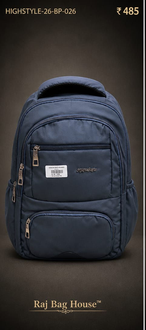 HighStyle Backpack 26-BP-026 - Navy Blue