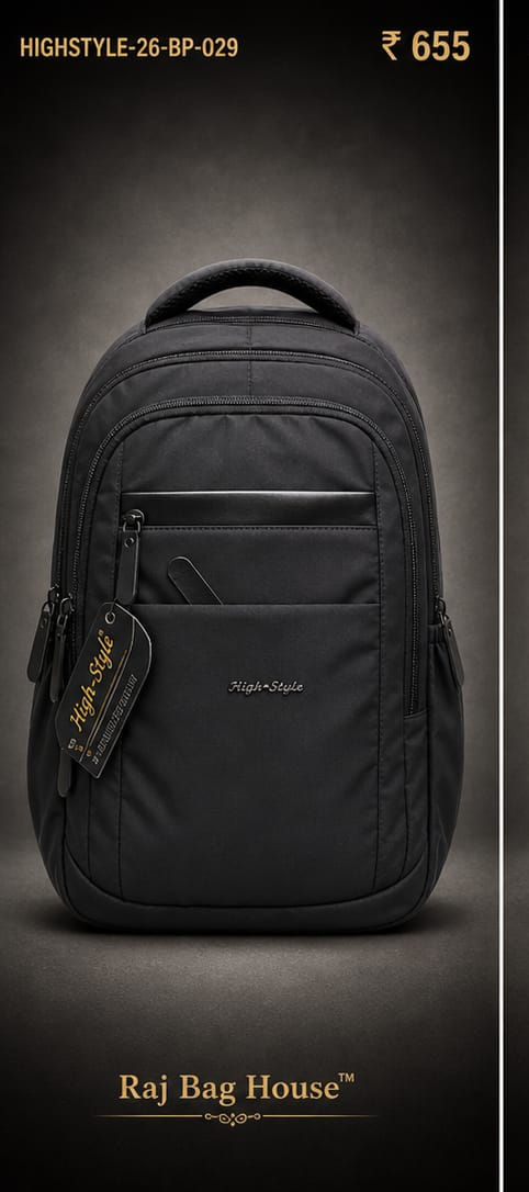 HighStyle Backpack 26-BP-029 - Black