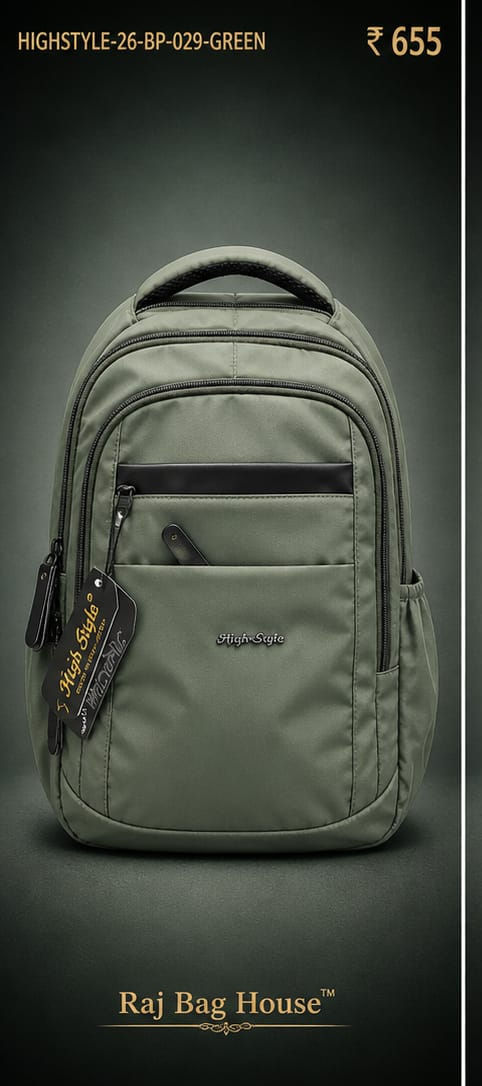 HighStyle Backpack 26-BP-029 - Olive Green
