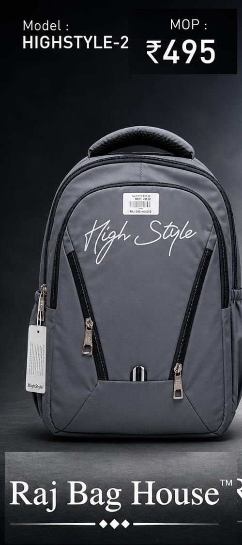 HighStyle Backpack 26-BP-030 - Grey