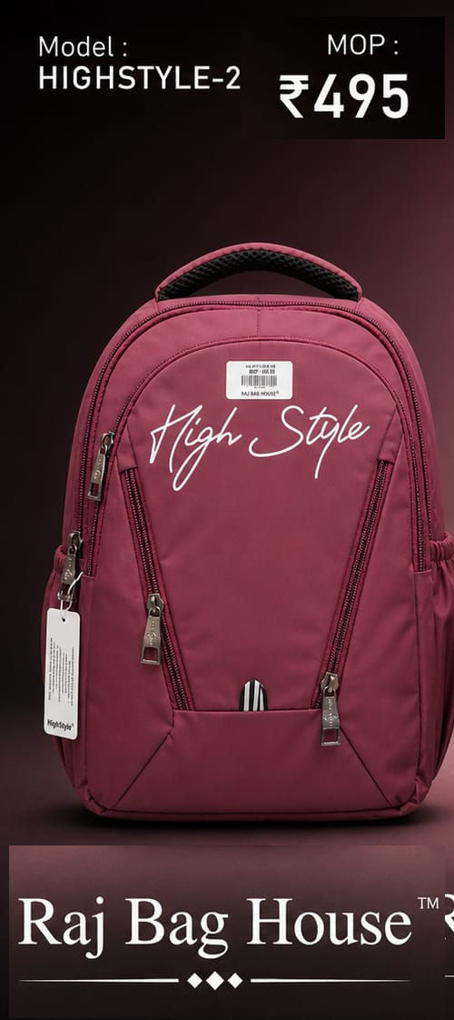 HighStyle Backpack 26-BP-030 - Maroon