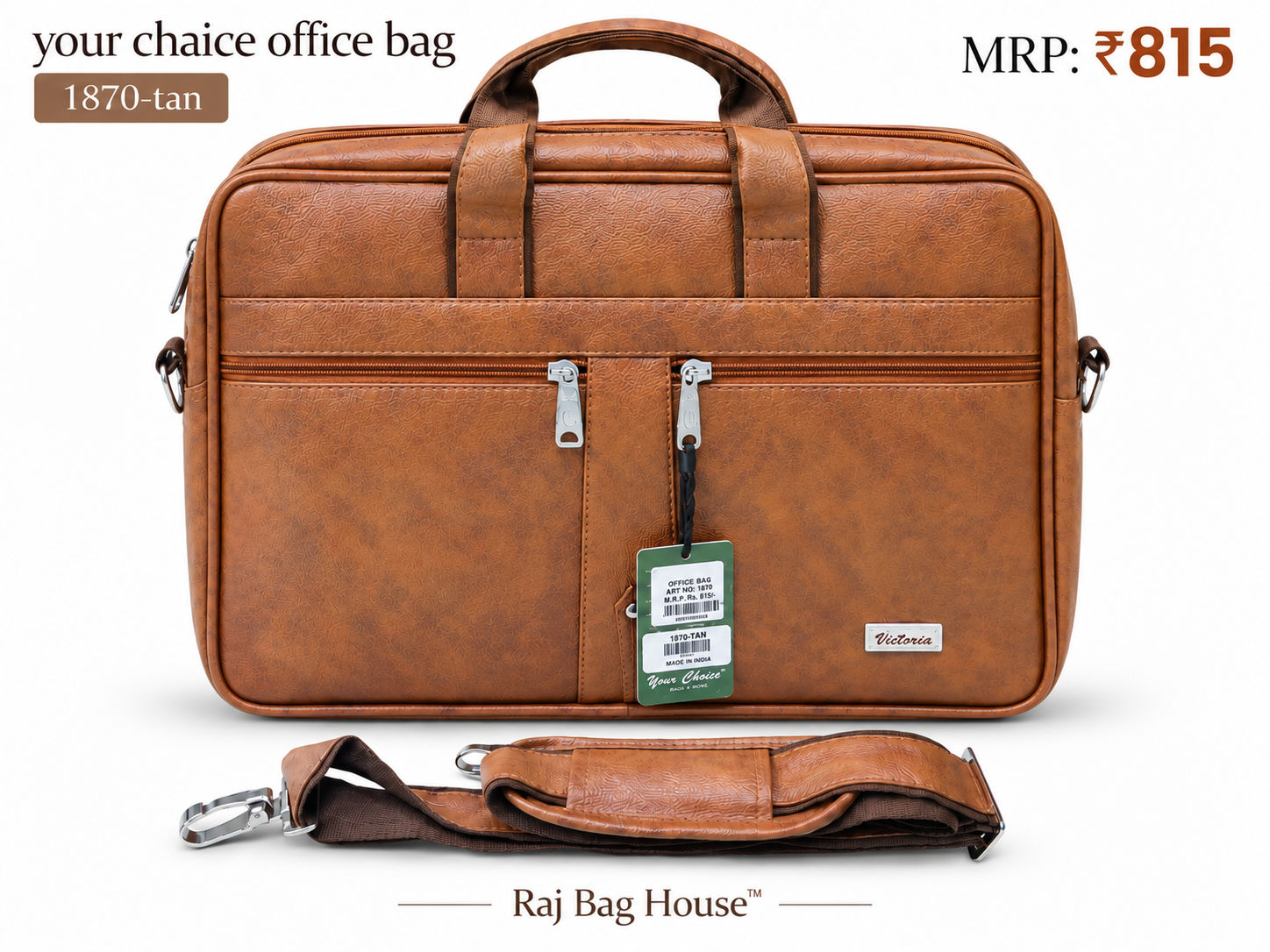 Your Choice Office Bag 1870 - Tan
