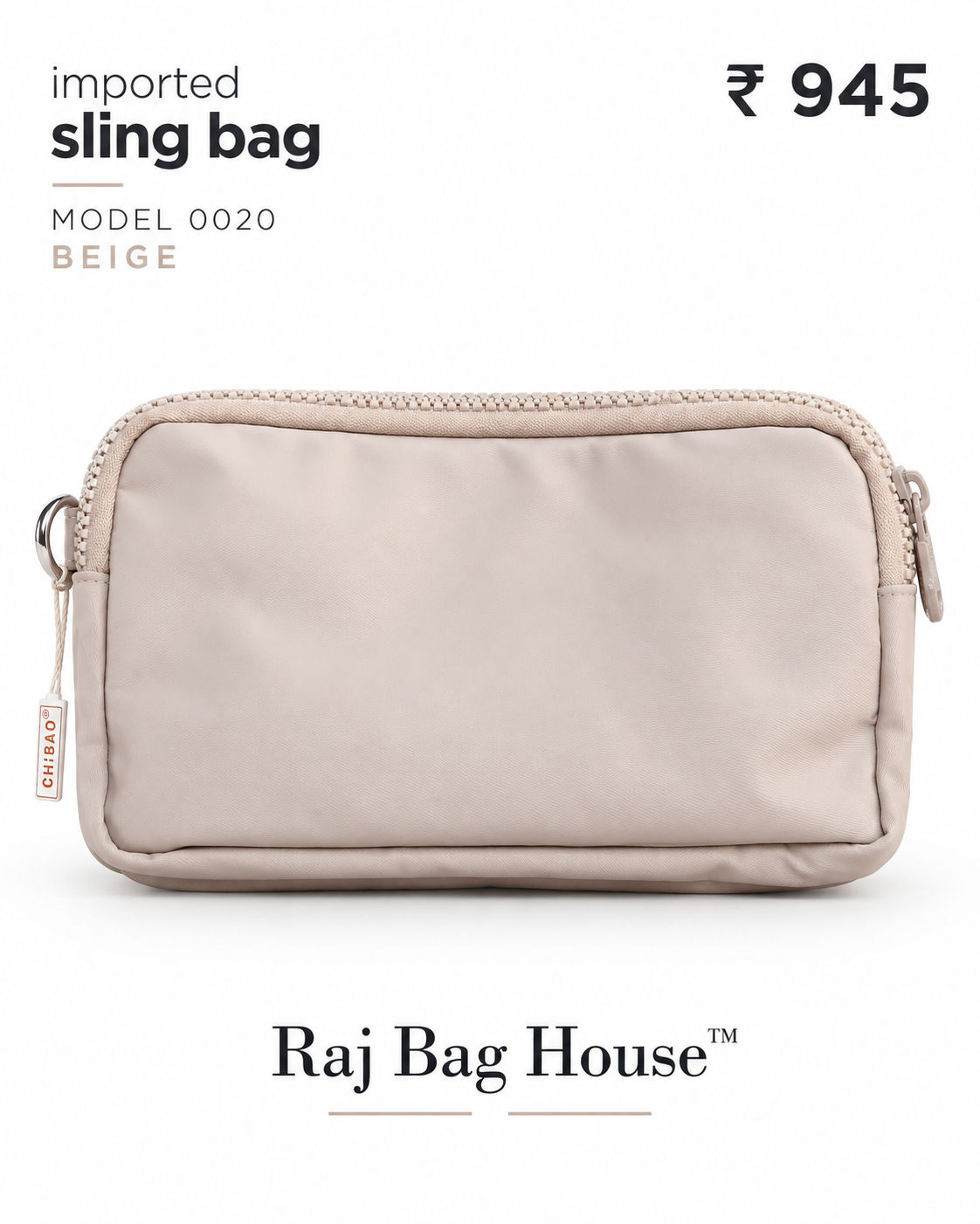 Imported Slingbag 0020 Biege Small Sling Bag – Beige 3