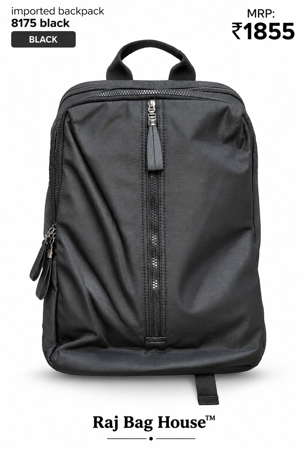 Imported 8175 Backpack – Black