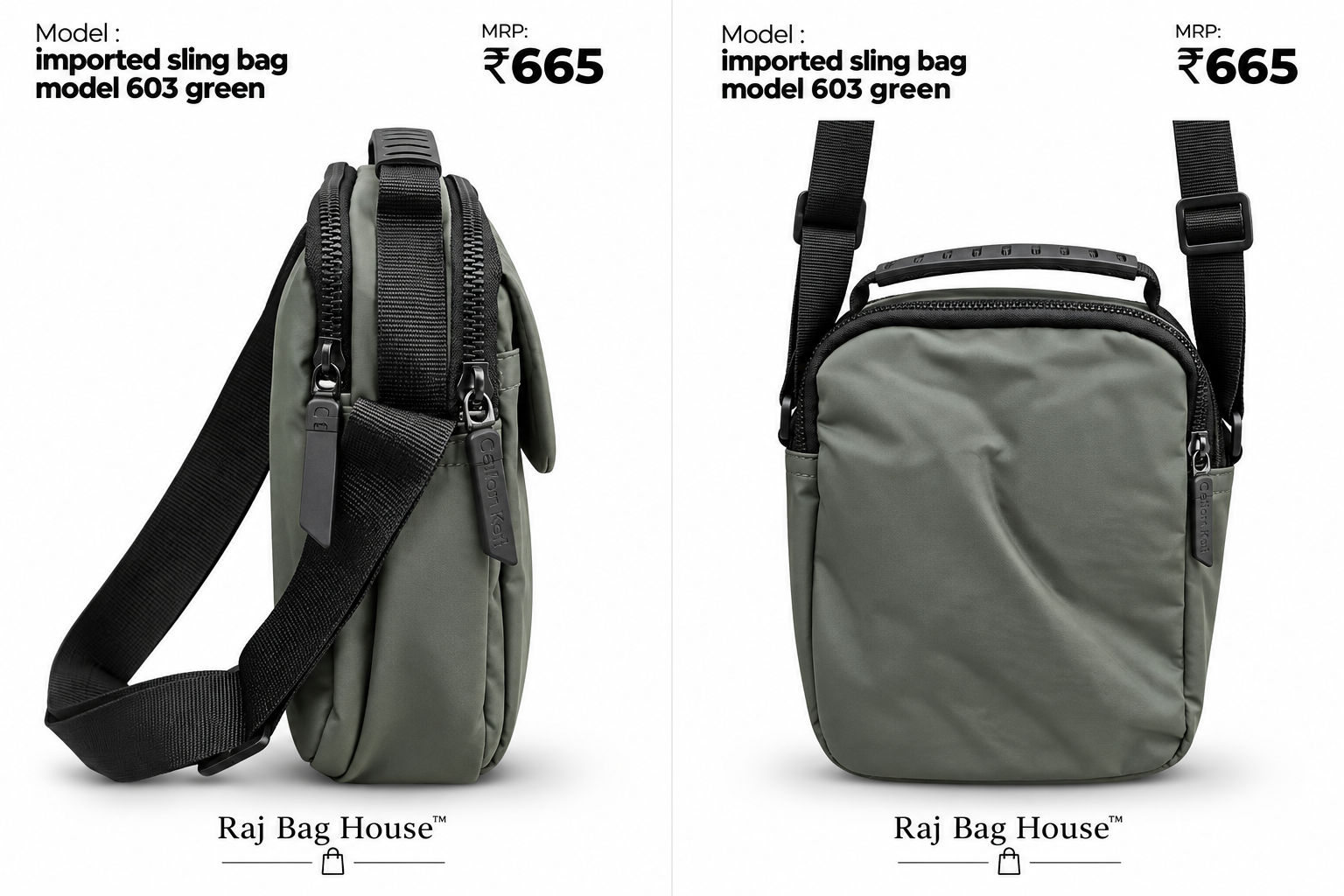 Imported Slingbag 603 Large Sling Bag – Green 2