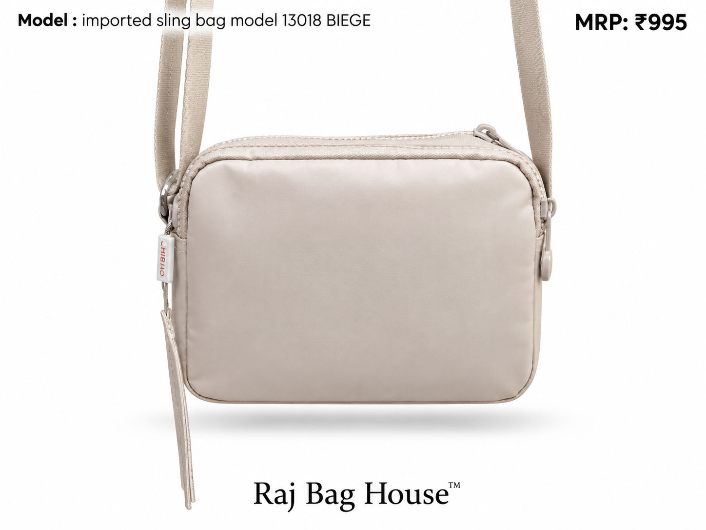 Imported Slingbag 13018 Large Sling Bag – Beige 3