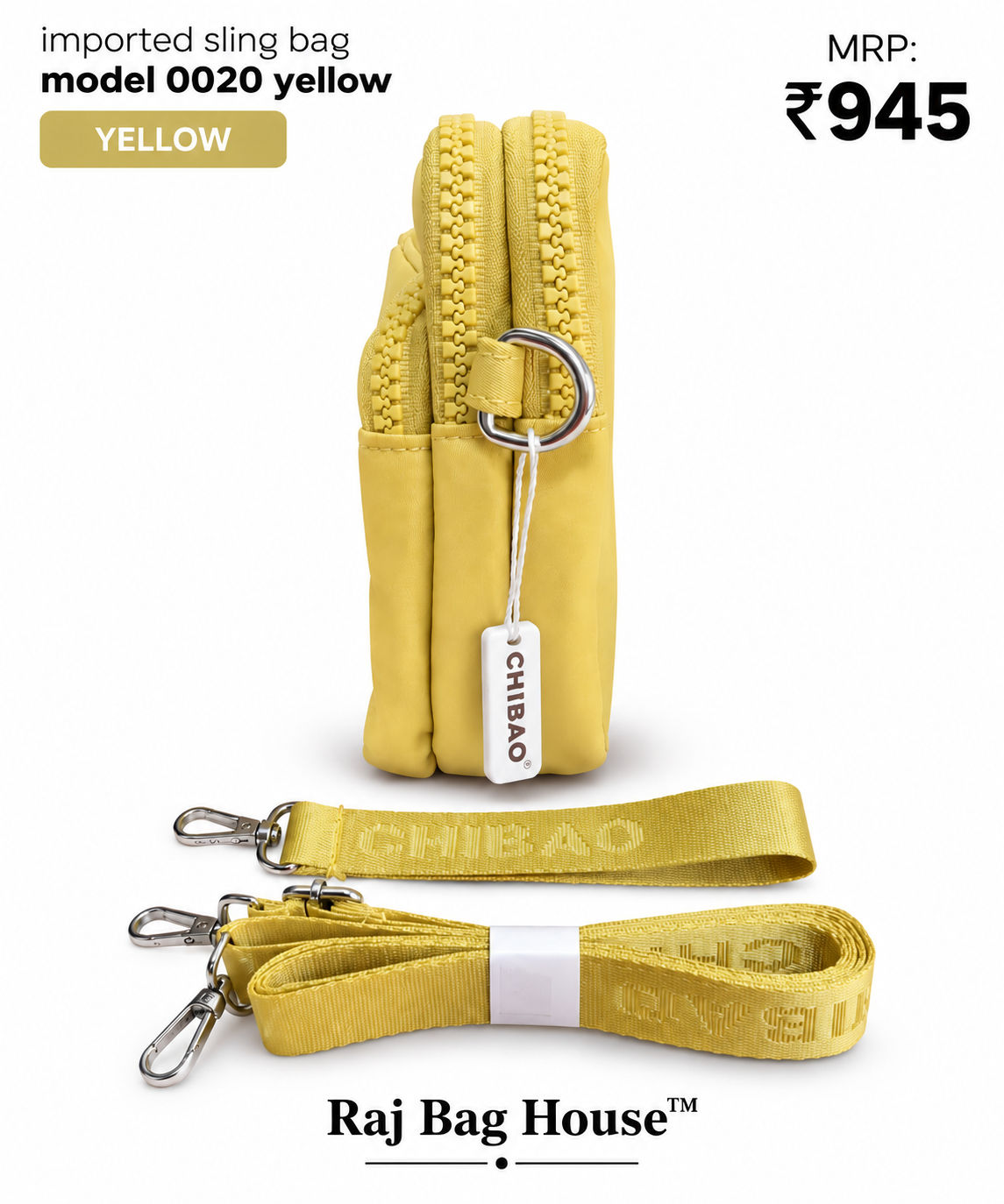 Imported Slingbag 0020 Small Sling Bag – Yellow 2