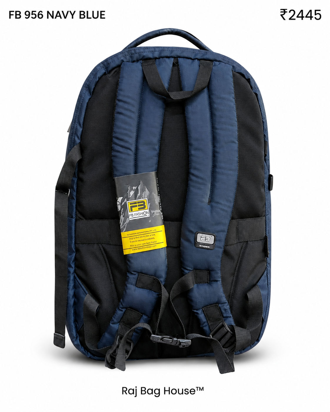 FB Fashion 956 Large Backpack – Navy Blue 3