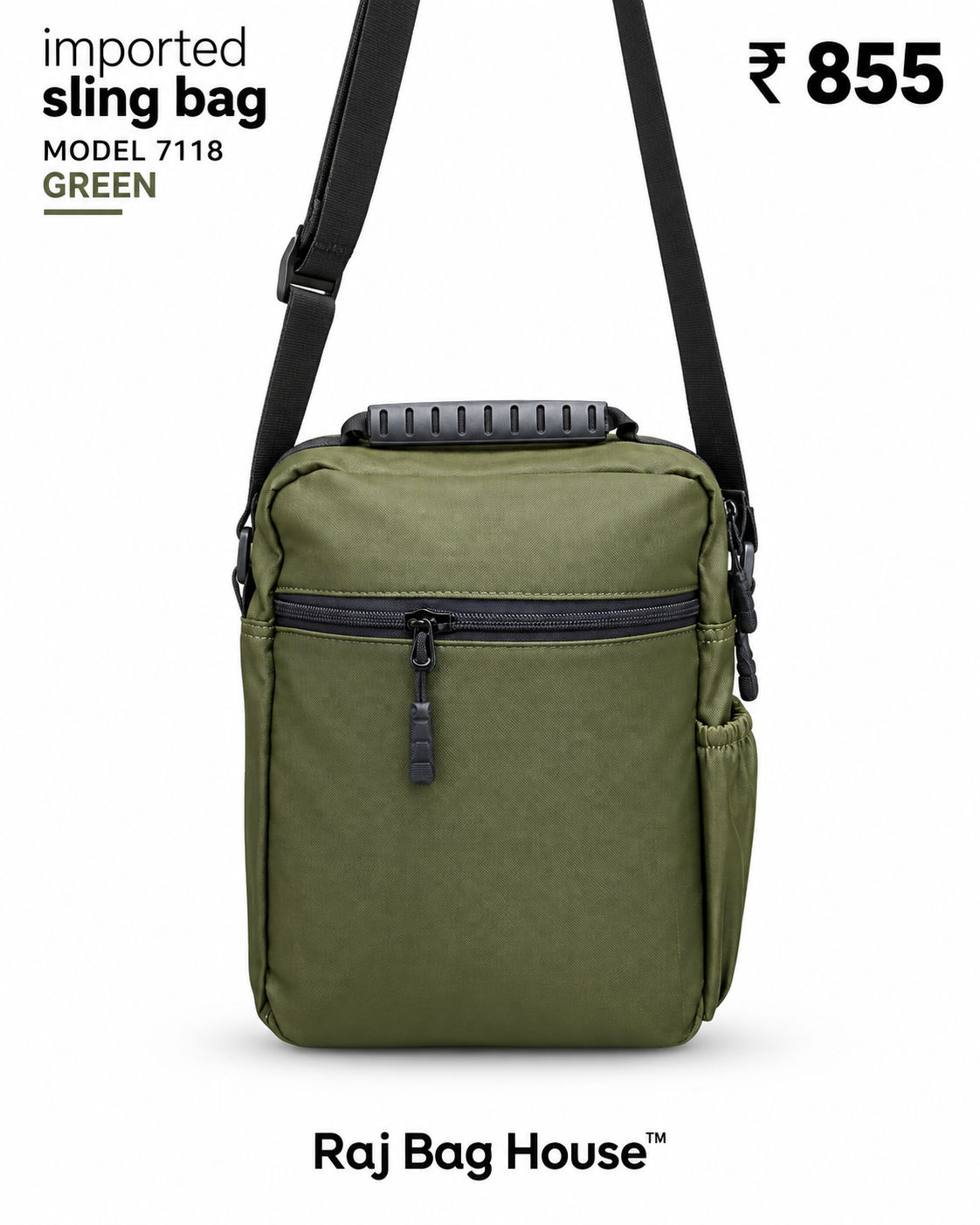 Imported Slingbag 53280 Large Sling Bag – Green 3
