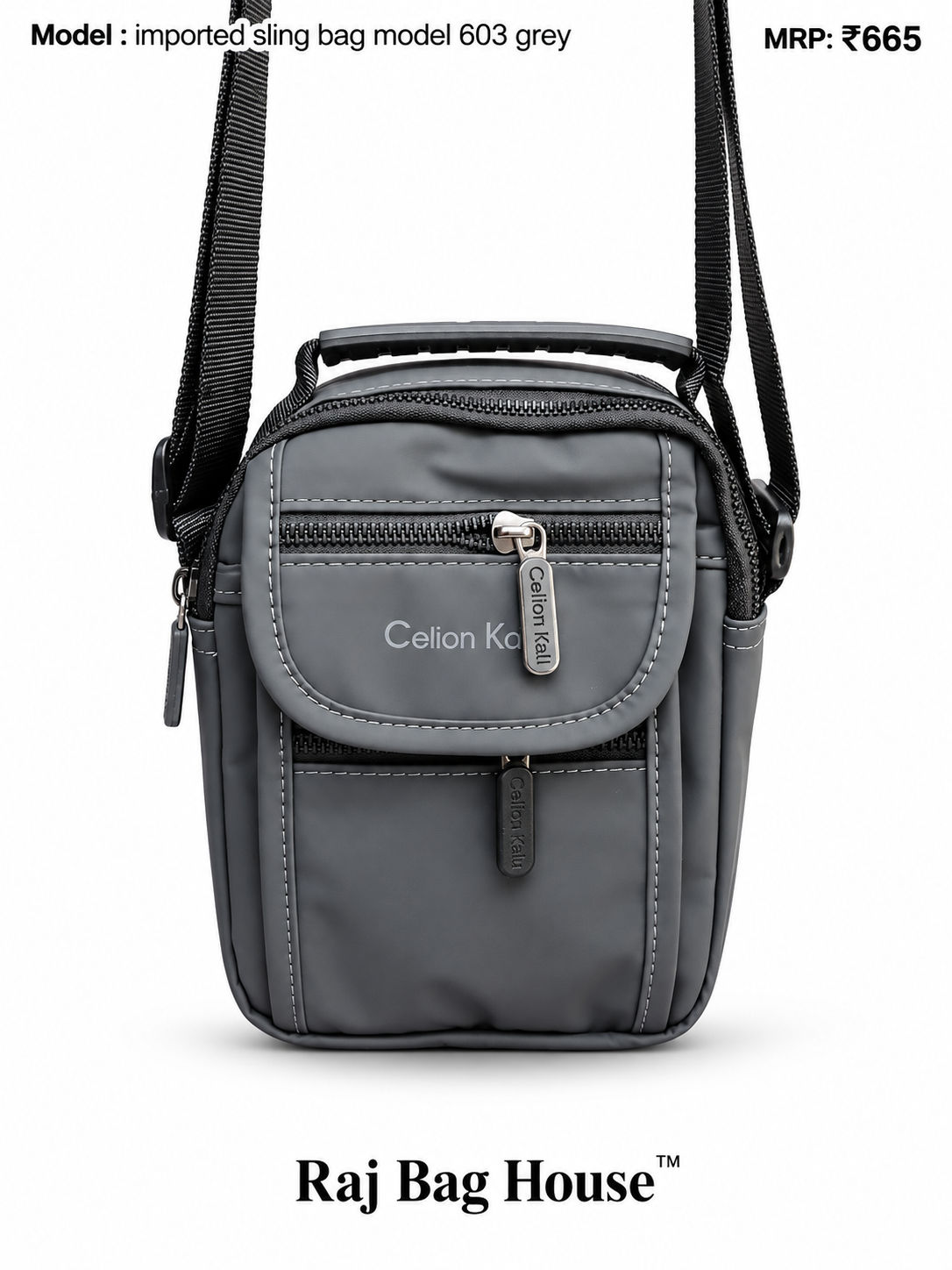 Imported Slingbag 603 Large Sling Bag – Grey