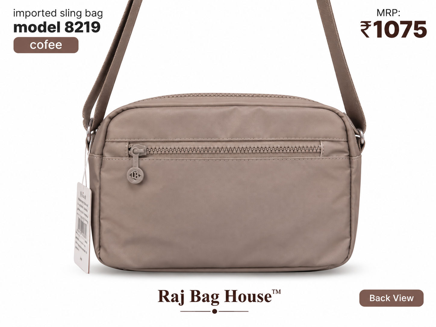 Imported Slingbag 8219 Cofee Small Sling Bag – Coffee 3