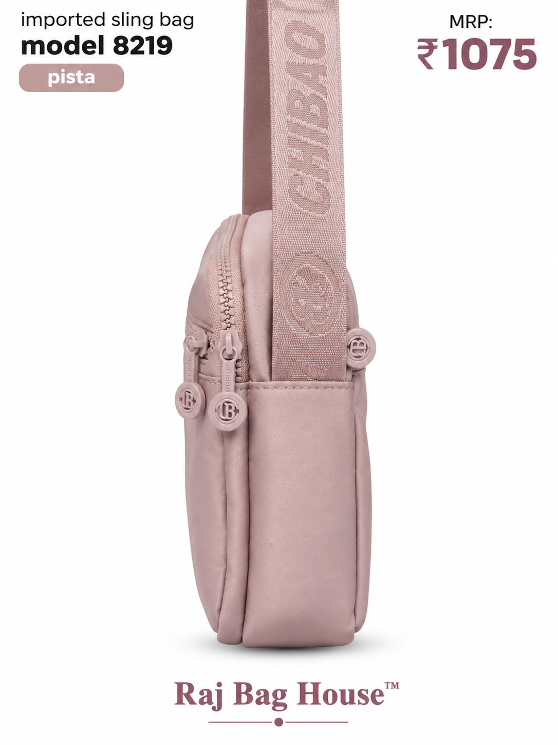 Imported Slingbag 8219 Small Sling Bag – Pink 2