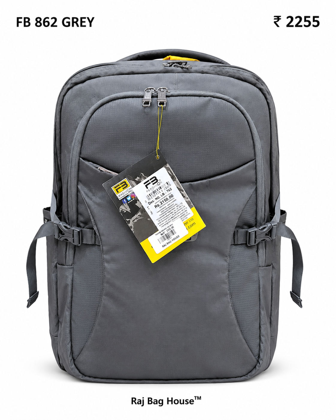 FB Backpack BP-762 - Grey