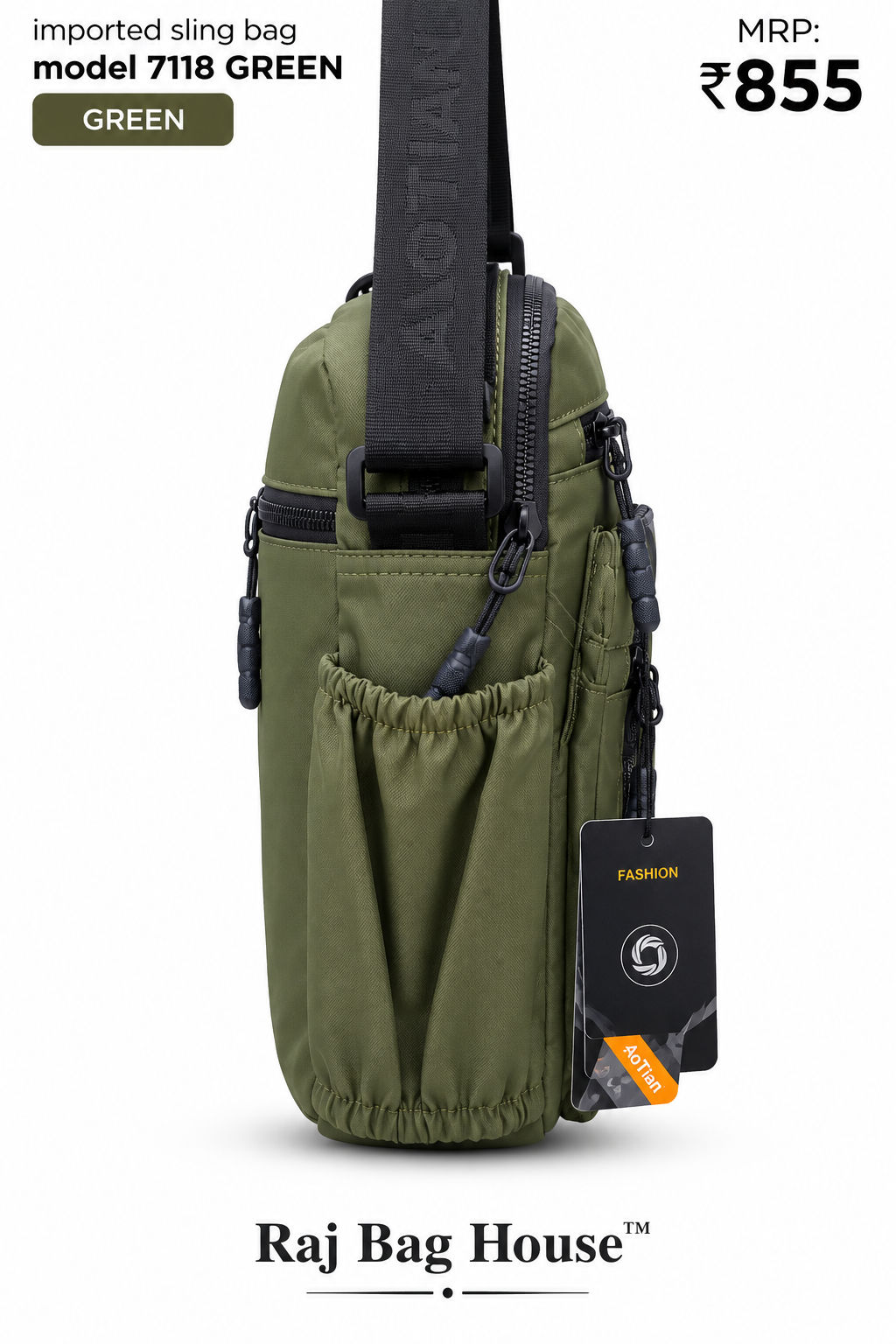Imported Slingbag 53280 Large Sling Bag – Green 2