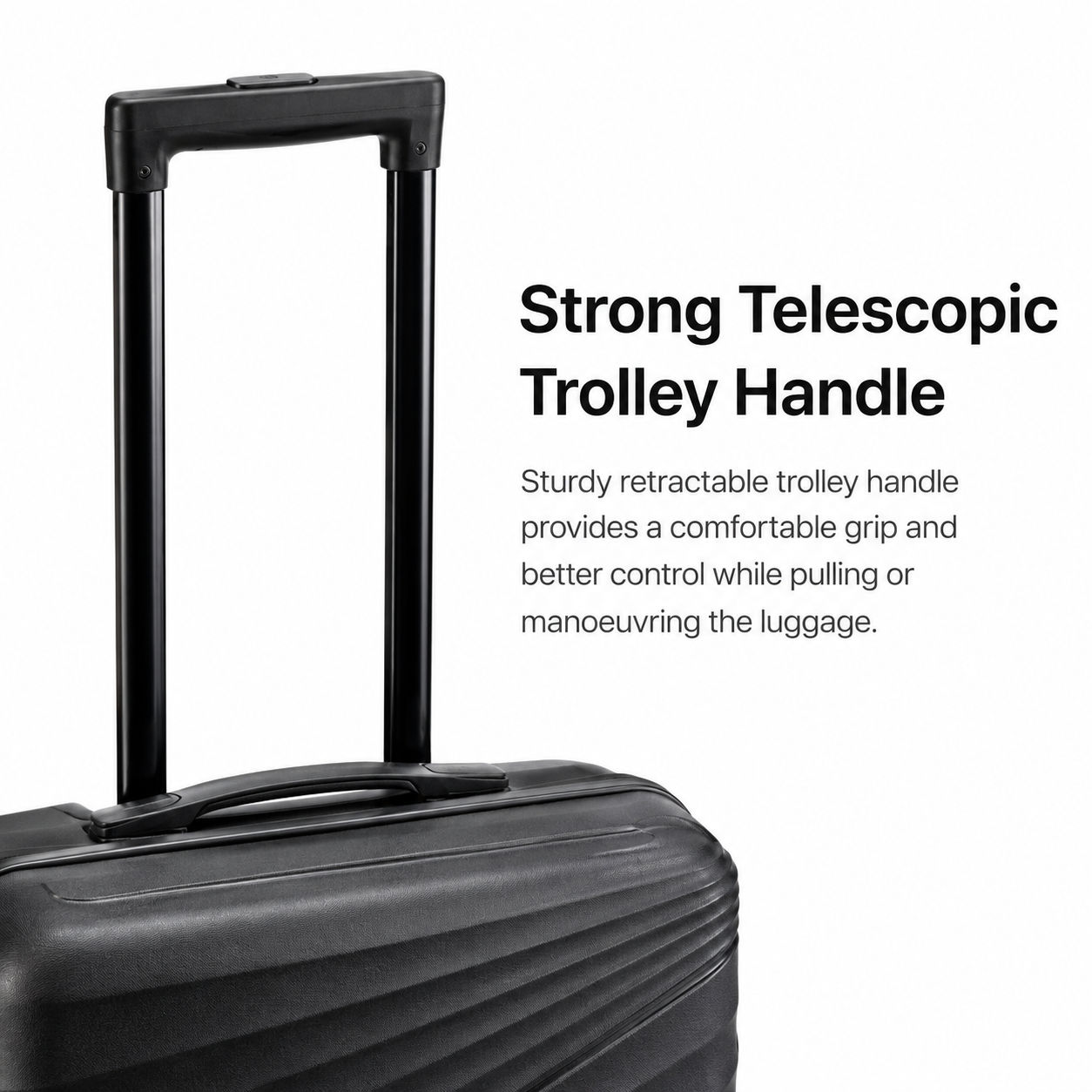 Helix By Swizz Militery Helix Large Trolley Bag – Black 5