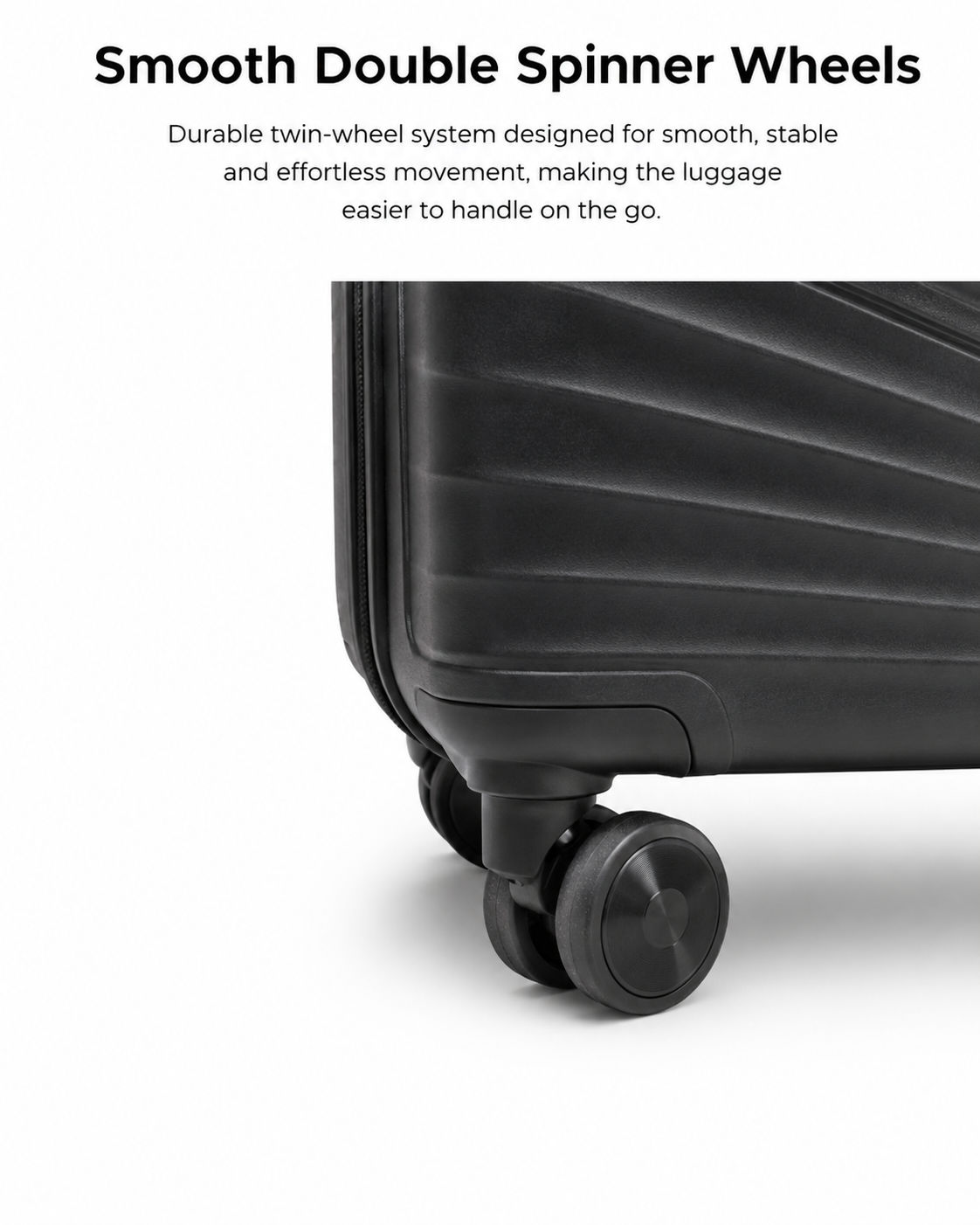 Helix By Swizz Militery Helix Cabin Trolley Bag – Black 3