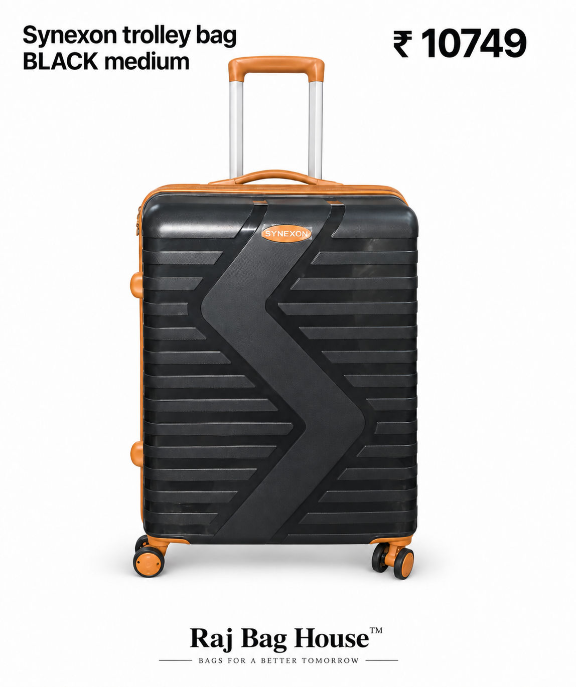 Synexon Medium Trolley Bag – Black