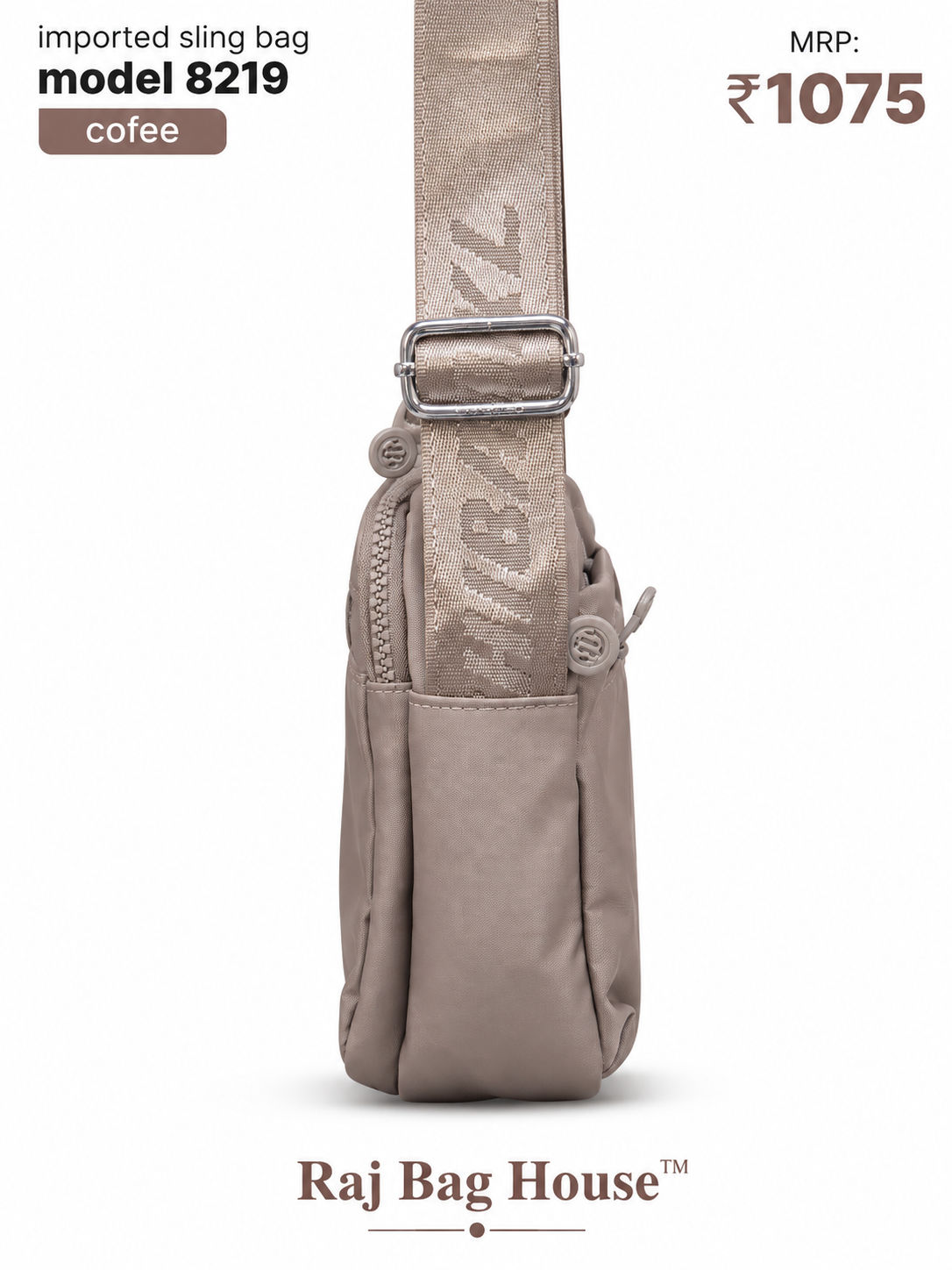 Imported Slingbag 8219 Cofee Small Sling Bag – Coffee 2