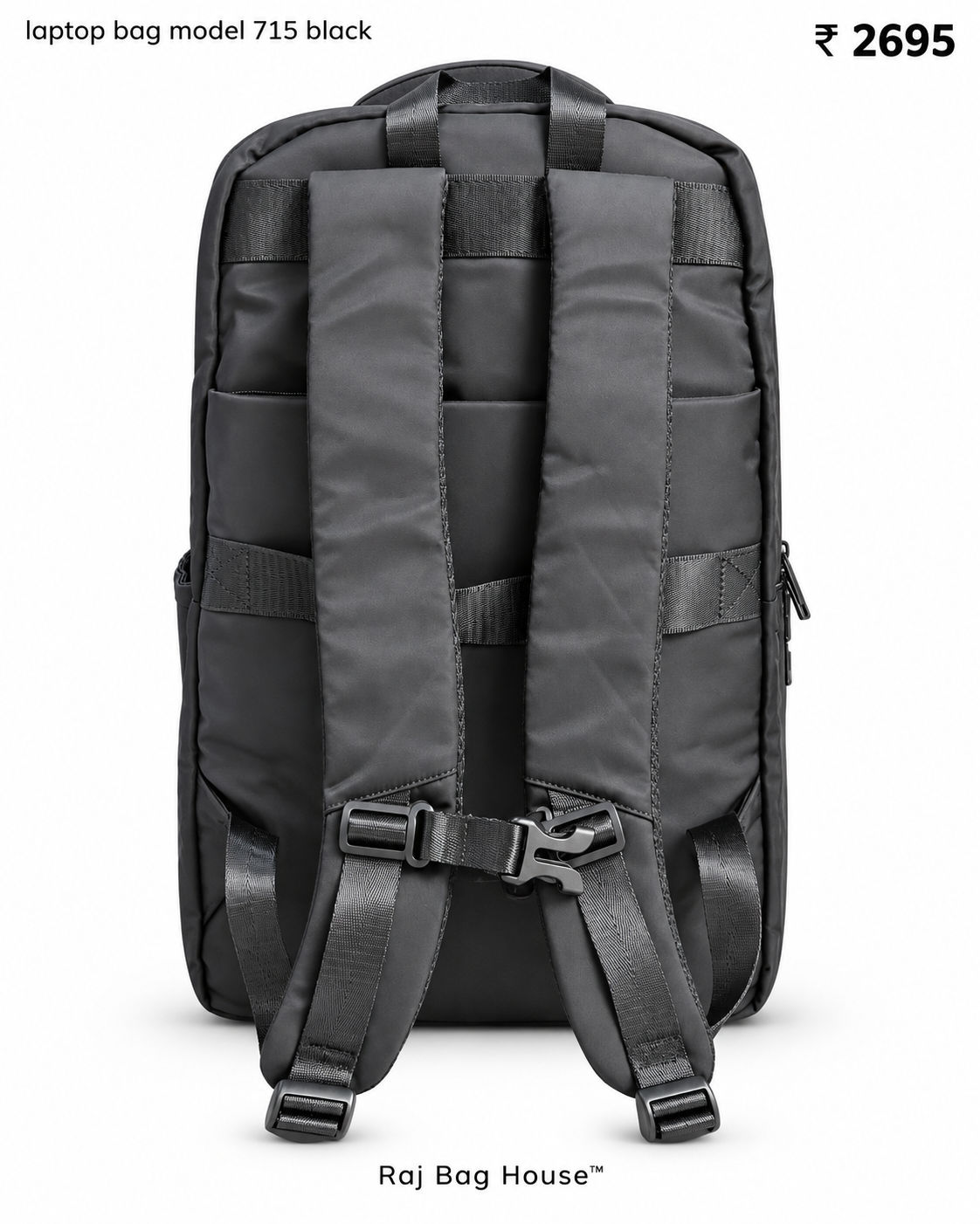 Laptop Backpack 715 – Black 3