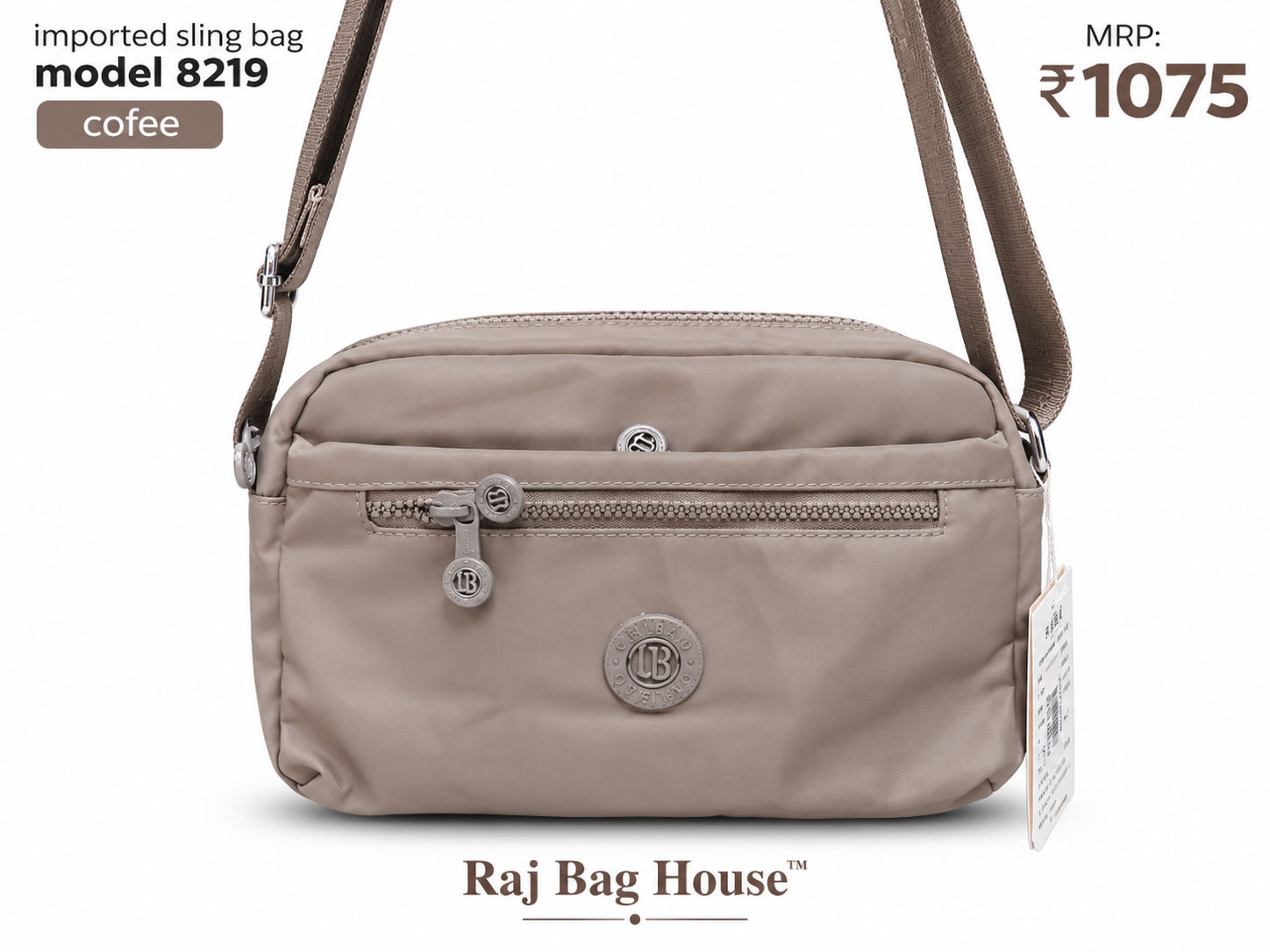 Imported Slingbag 8219 Cofee Small Sling Bag – Coffee