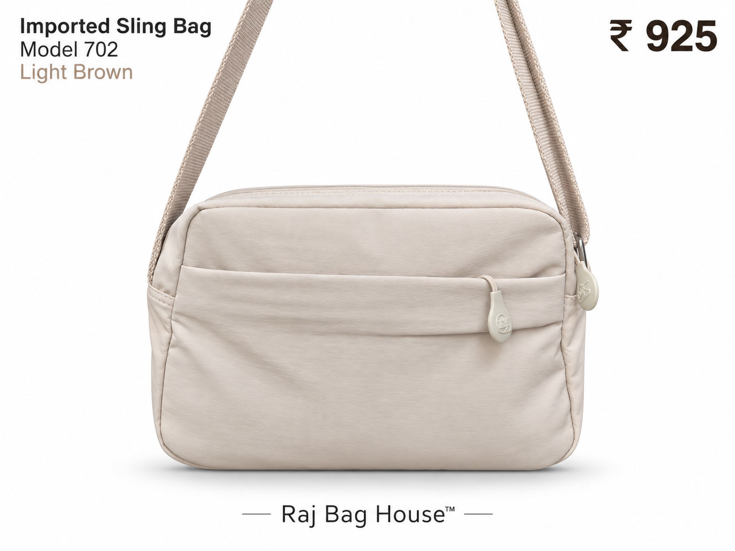Imported Slingbag 702 Small Sling Bag – Light Brown 3