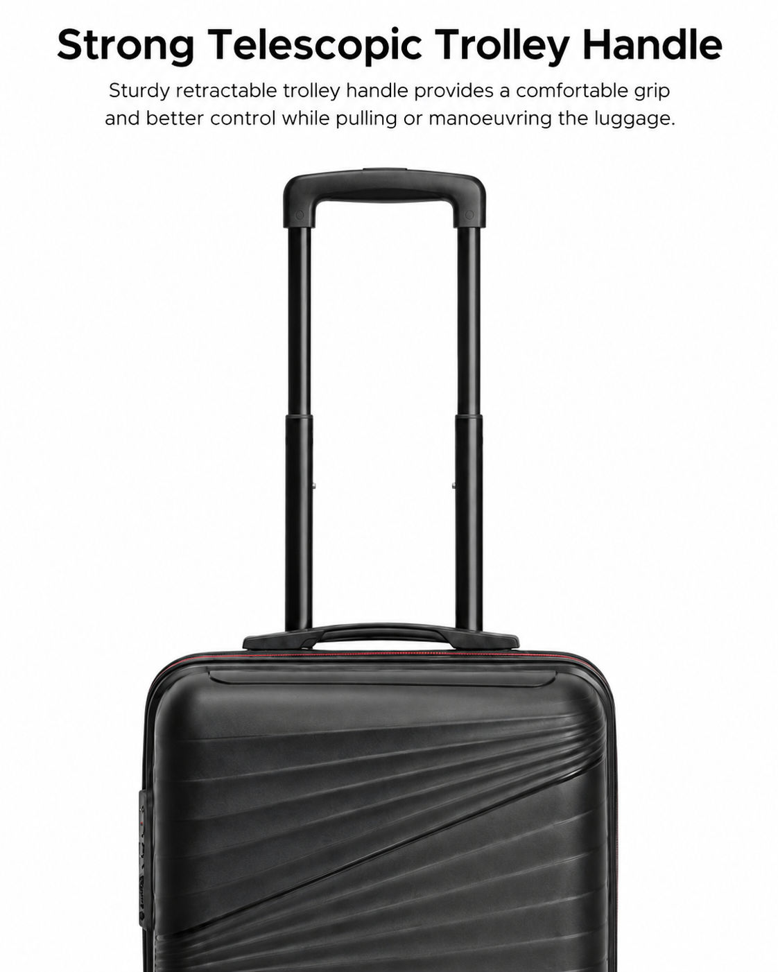 Helix By Swizz Militery Helix Cabin Trolley Bag – Black 2