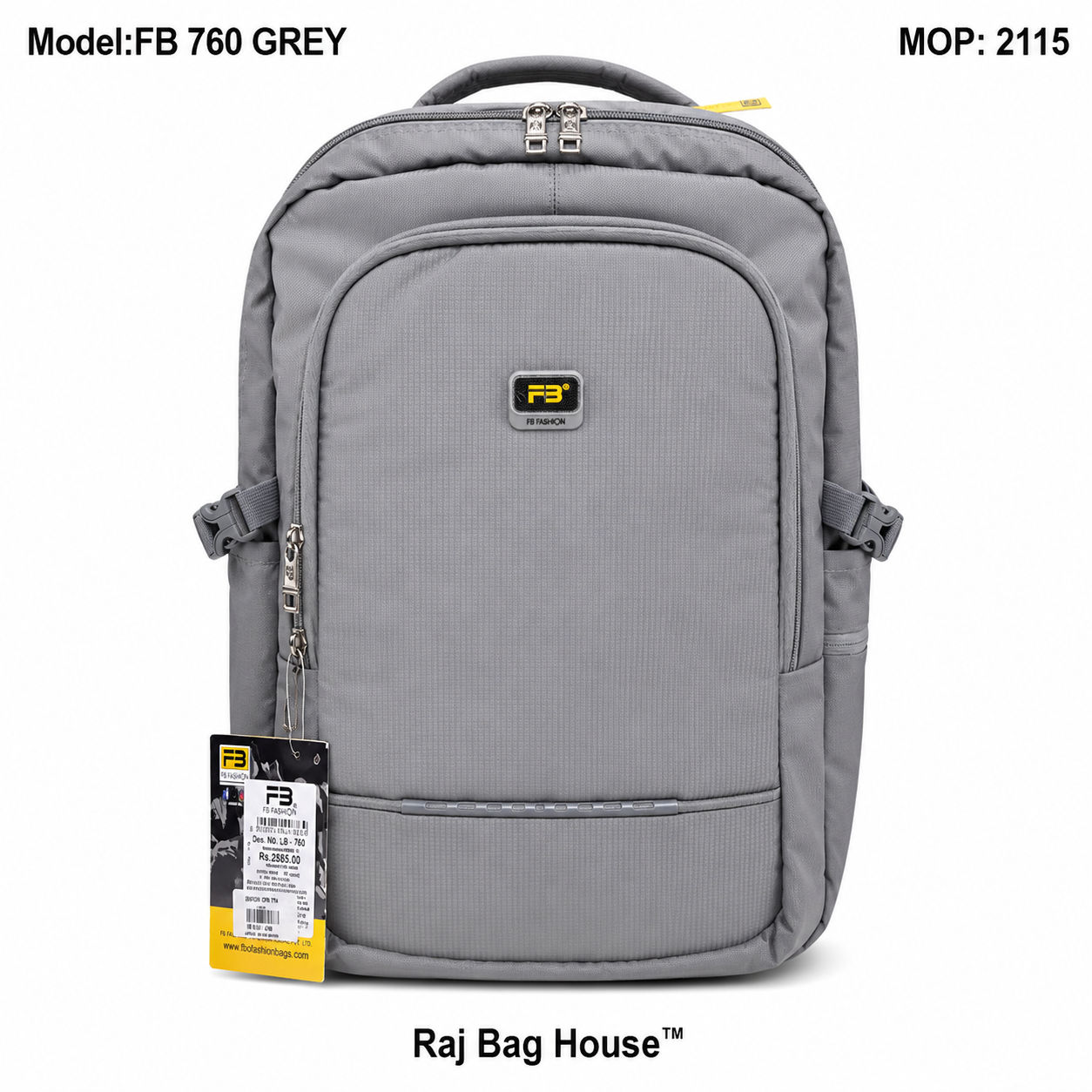 FB Backpack 760 - Grey