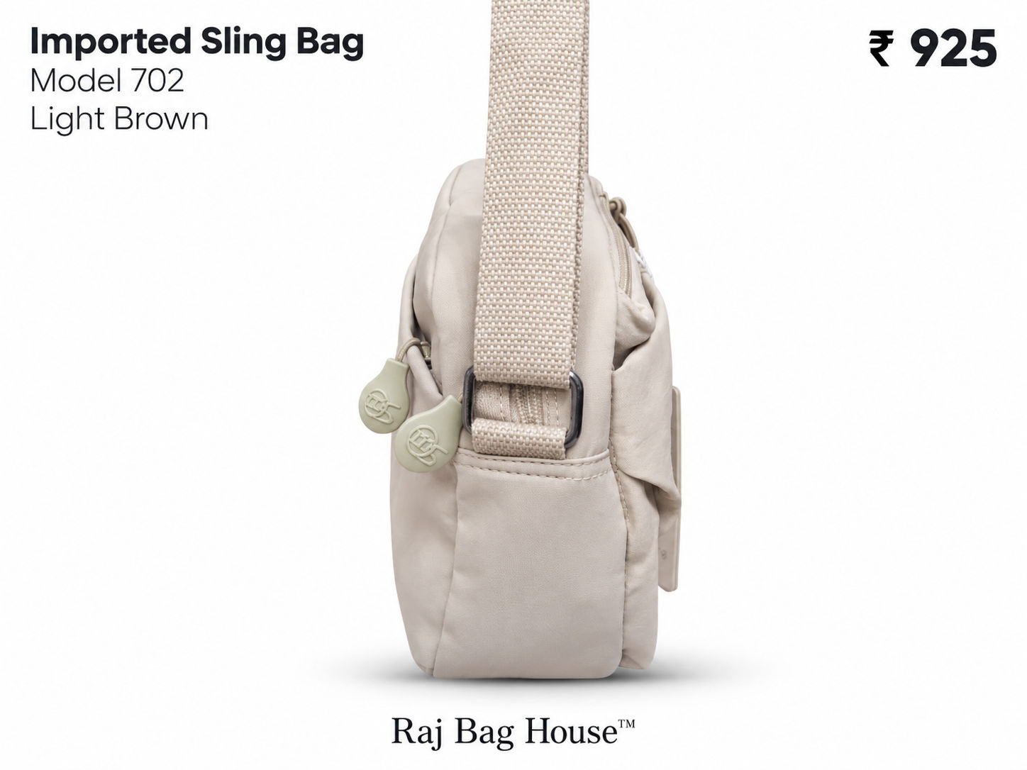 Imported Slingbag 702 Small Sling Bag – Light Brown 2