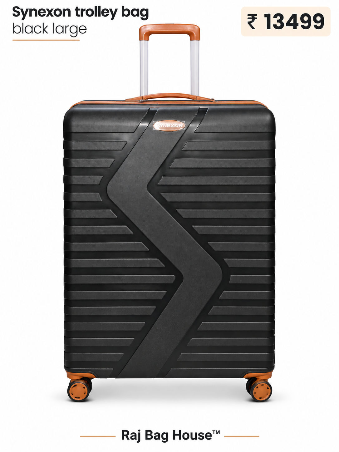 Synexon Large Trolley Bag – Black