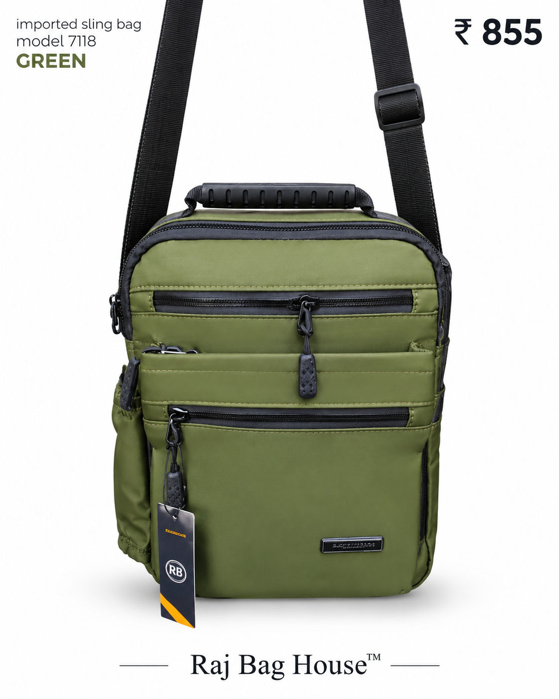 Imported Slingbag 53280 Large Sling Bag – Green