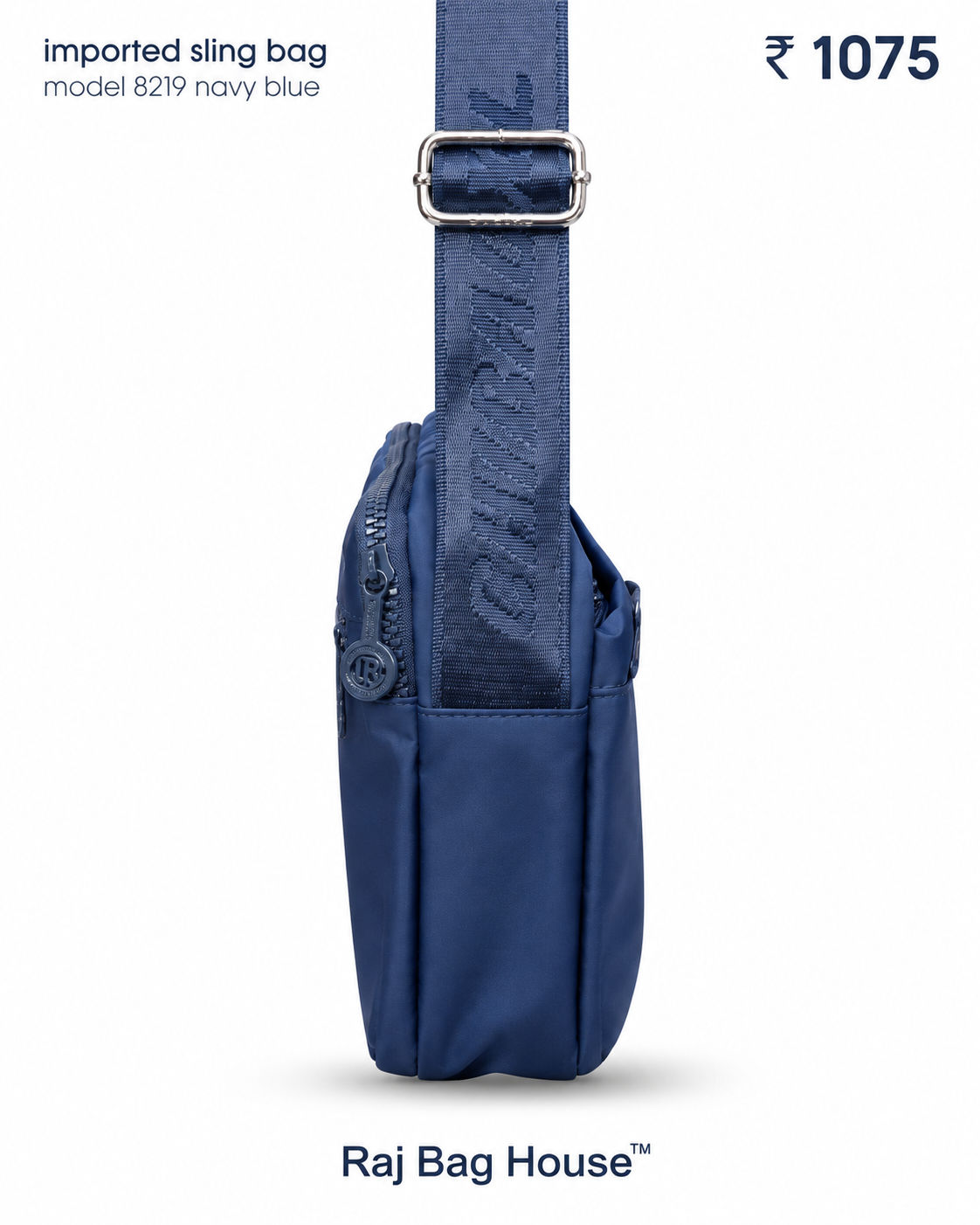 Imported Slingbag 8219 Large Sling Bag – Navy Blue 2